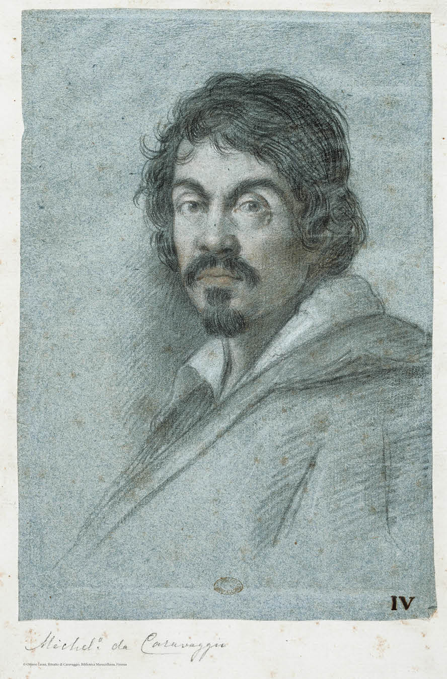 Ottavio Leoni Ritratto di Caravaggio Biblioteca Marucelliana Firenze