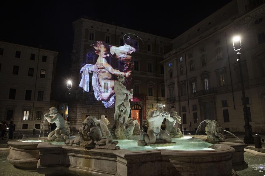 Mostra Roma - Videomapping Piazza Navona e Campidoglio - immagini