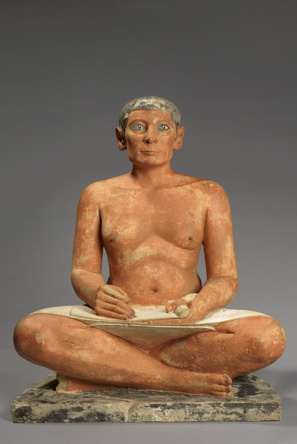 Mostra Parigi - Louvre -  Scribe accroupi - Scriba rosso - immagini