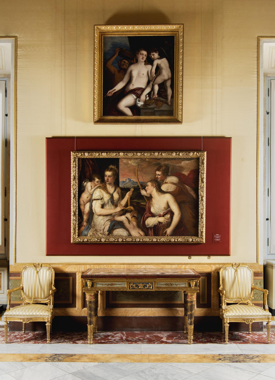 mostra-roma----tiziano.-dialoghi-di-natura-e-di-amore----immagini-Tiziano,_Venere_che_benda_Amore,_1565_circa,_olio_su_tela,_118x185_cm,_Galleria_Borghese,_Roma._Ph._M.Coen_©_Galleria_Borghese.JPG