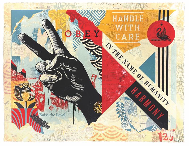mostra-milano---obey--the-art-of-shepard-fairey----immagini-Shepard_Fairey_(Obey),_Handle_with_Care_(2024),_Silkscreen_and_Mixed_Media_Collage_on_Paper,_HPM,_78,74_x_104,14_cm,_Edition_of_12,_Courtesy_Artist_ObeyGiant.com___Photographer_Jon_Furlong.jpg