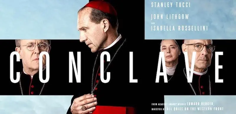 Film thriller Conclave, elezione di un nuovo Papa con Ralph Fiennes