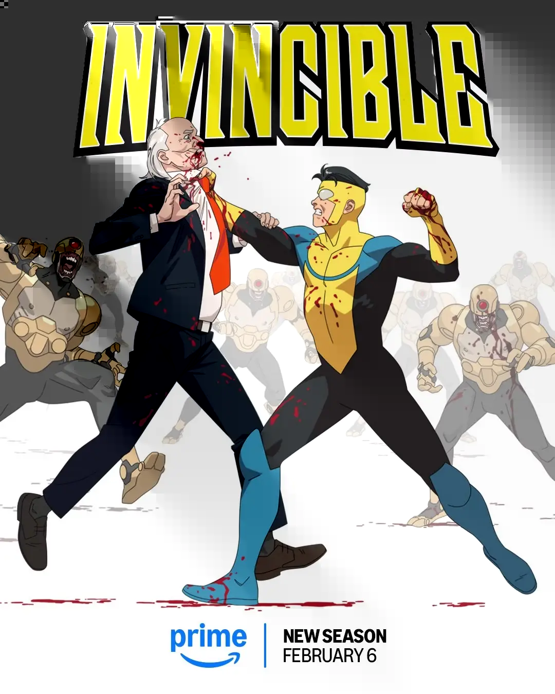 Serie tv animata superhero Invincible, disponibile il primo poster della stagione 3