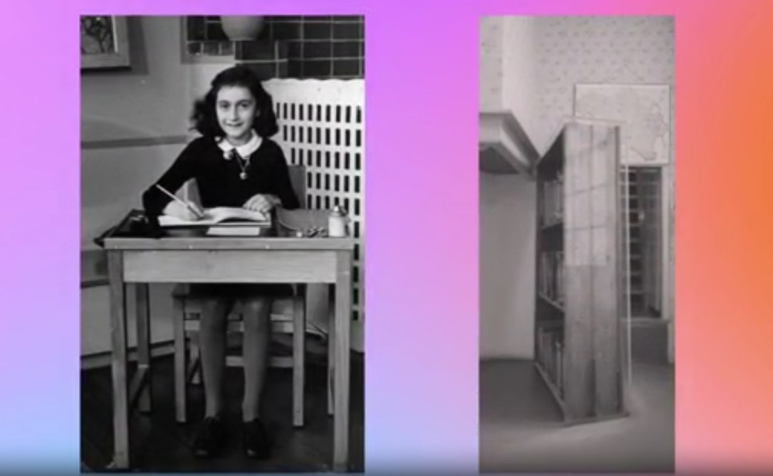 Anne Frank house : interview on the words 'Never again' - video