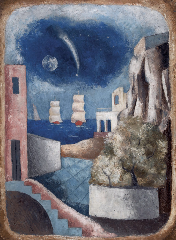 Renato Paresce, Paesaggio (la Cometa),1931