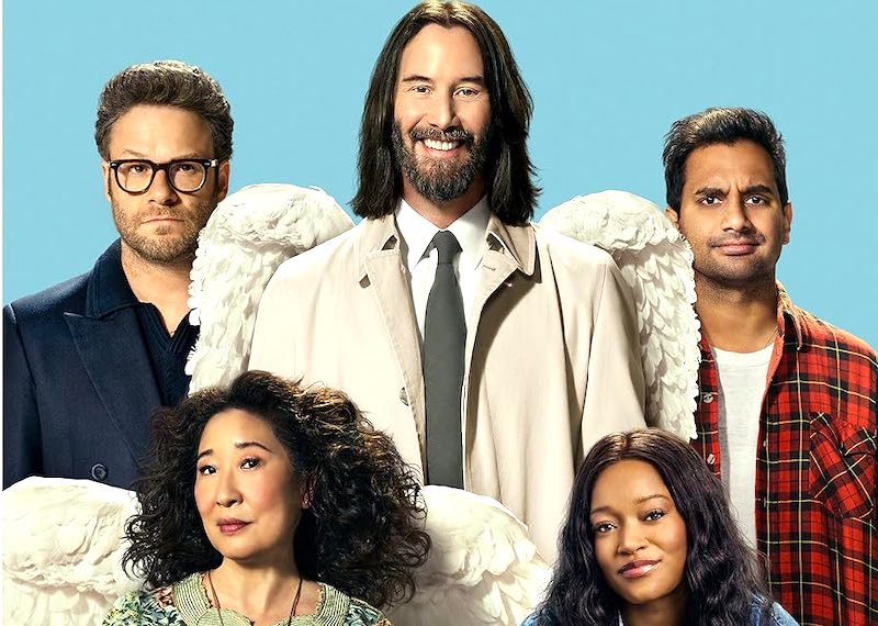 Film comedy Good Fortune, angelo sulla terra con Keanu Reeves e Seth Rogen