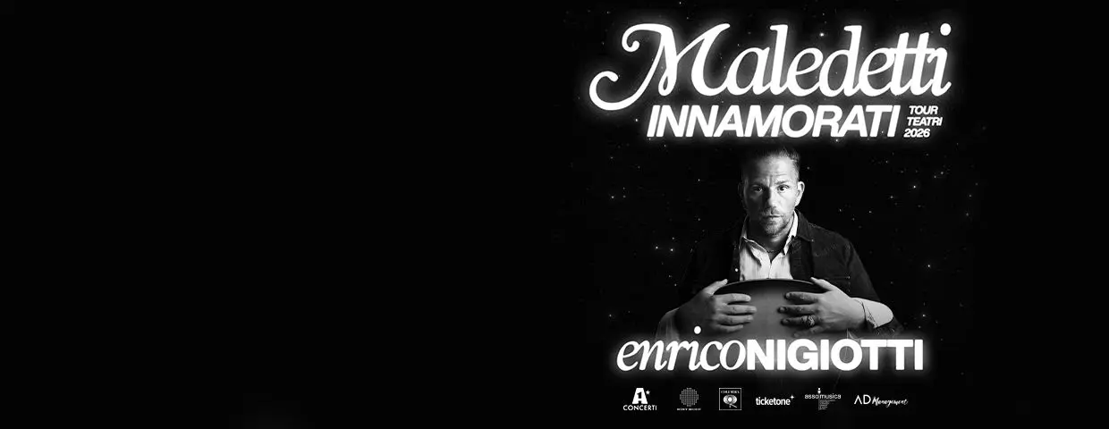 Maledetti Innamorati, il tour nei teatri di Enrico Nigiotti: le date di concerti