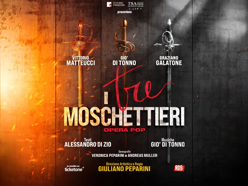 I Tre Moschettieri – Opera Pop, esce l’album con la colonna sonora