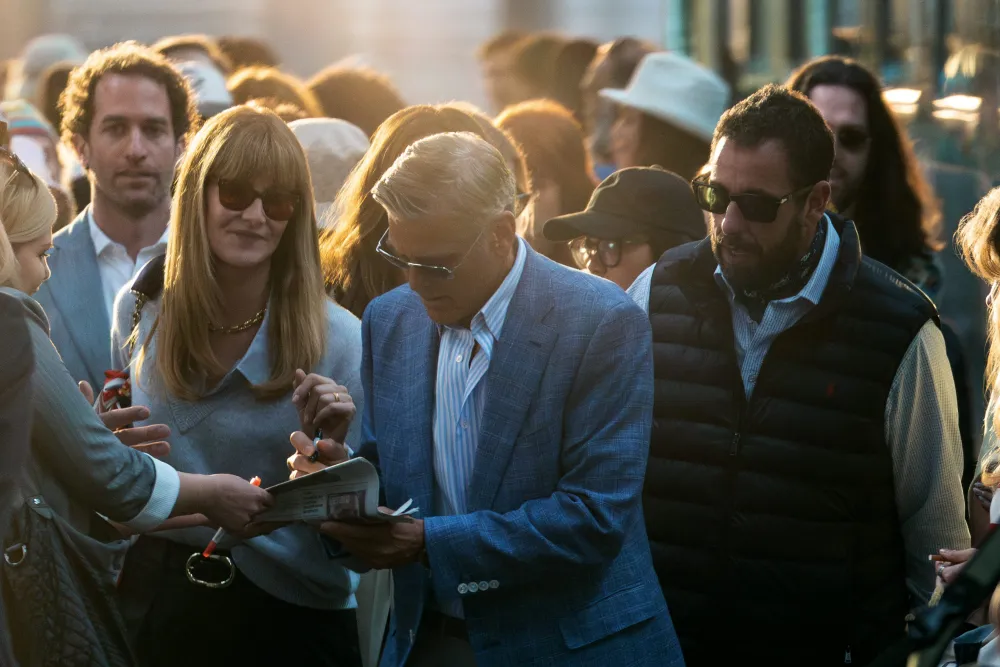 Film comedy Jay Kelly con George Clooney e Adam Sandler in streaming