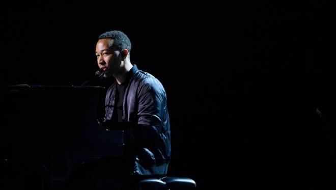 Oscar 2017, immagini delle prove del cantante John Legend